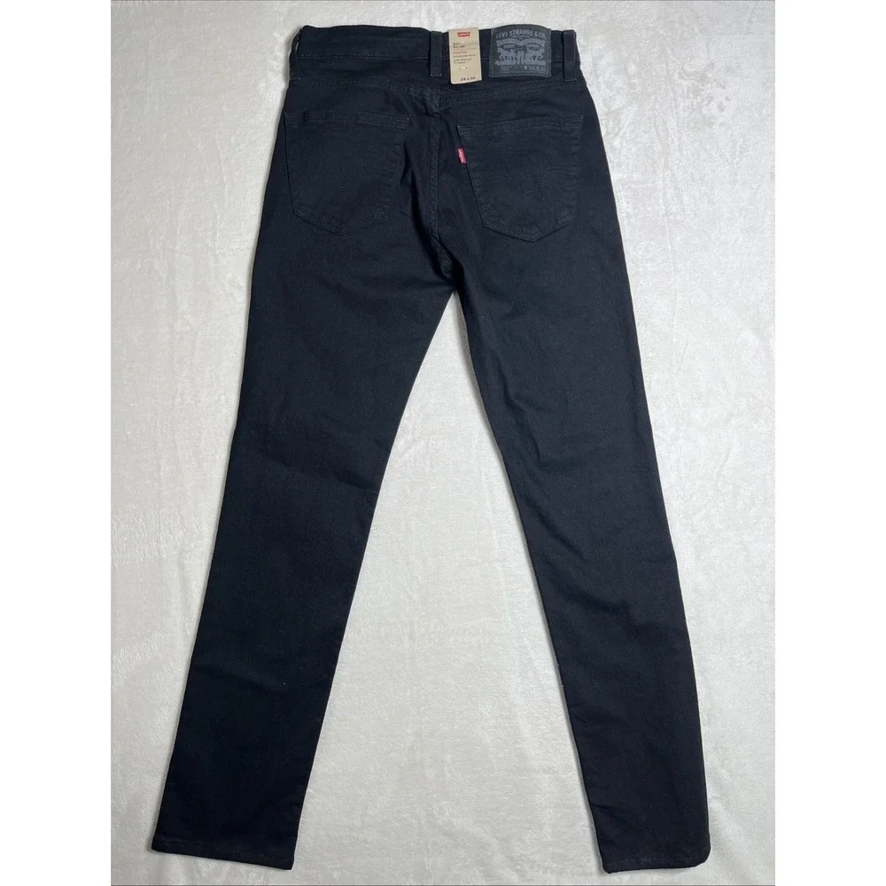 NEW LEVI'S STRAUSS 511 MEN'S ORIGINAL SLIM FIT JEANS PANTS BLACK 511-4406